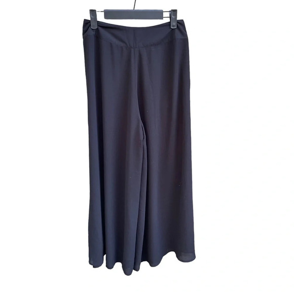 WOMENS CROPPED WIDE LEG DRESS PANTS - Picture 2 of 4